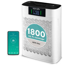 High-Performance Air Purifier With Sleep Mode, Automatic Mode, And Filter Replacement For Bedrooms, Offices, And Living Rooms (White)