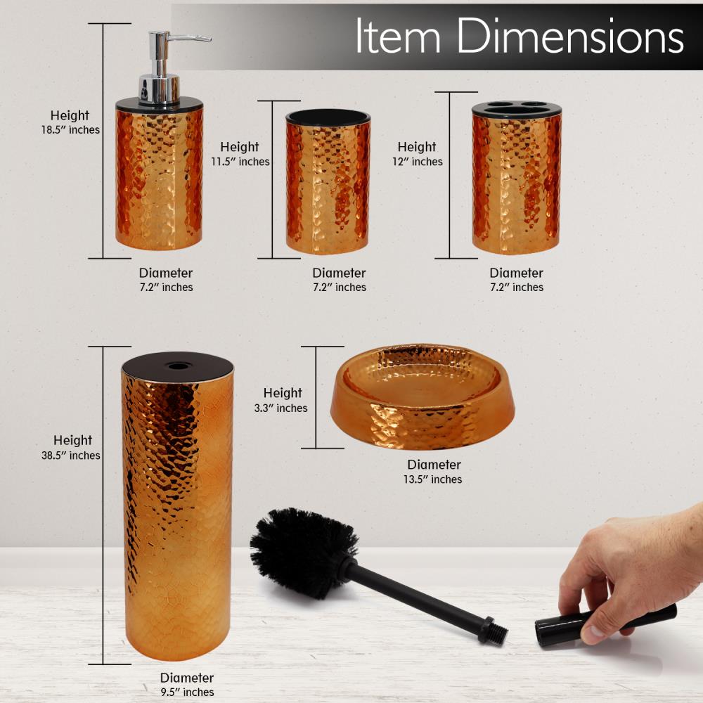 product image number 3 for SereneLife Bathroom & Sink Accessory Set