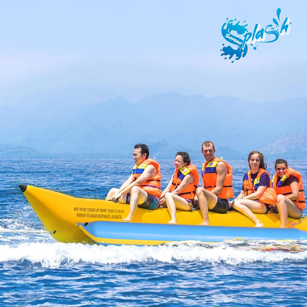 product image number 6 for SereneLife Recreational Inflatable Banana Boat