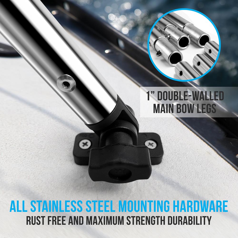 product image number 4 for SereneLife 3 Bow Bimini Top