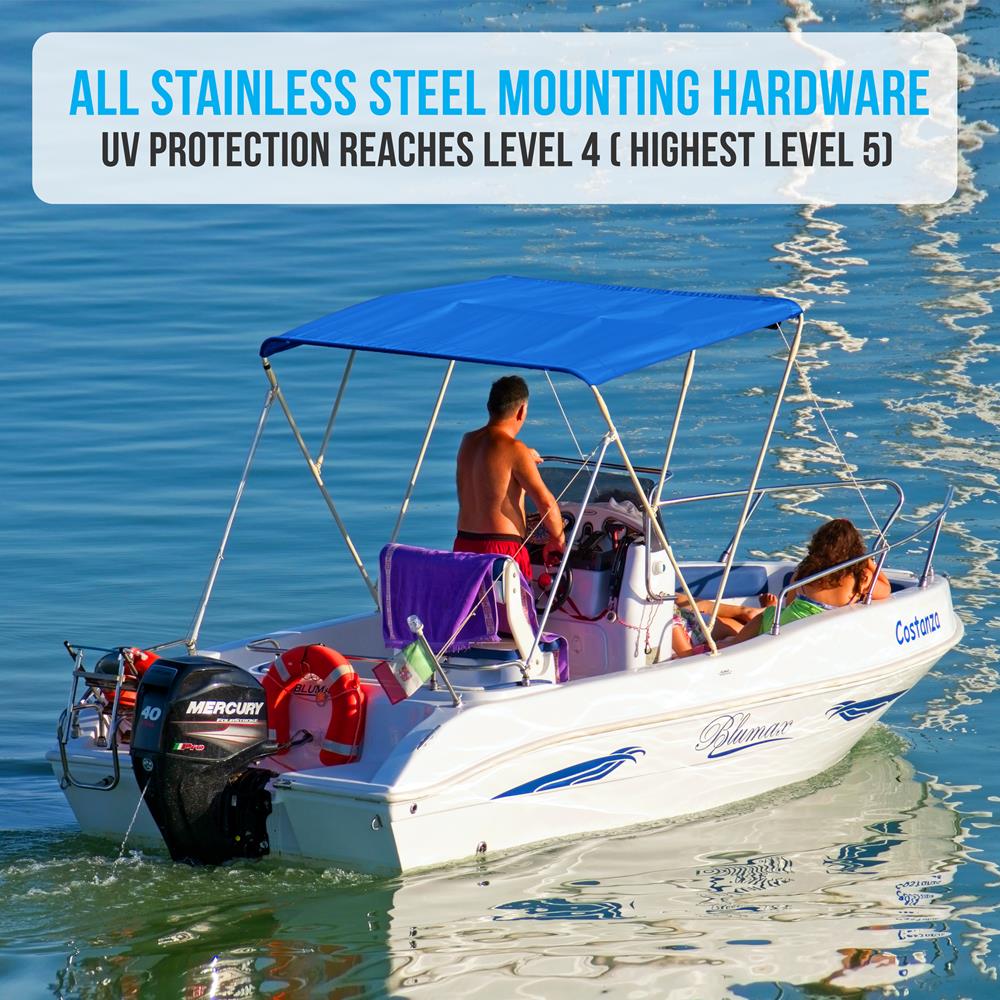 product image number 5 for SereneLife 3 Bow Bimini Top