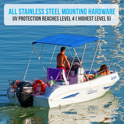 product image number 5 for SereneLife 3 Bow Bimini Top