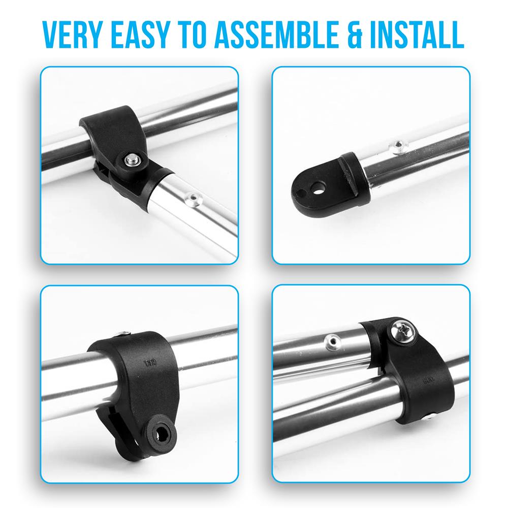 product image number 6 for SereneLife 4 Bow Bimini Top