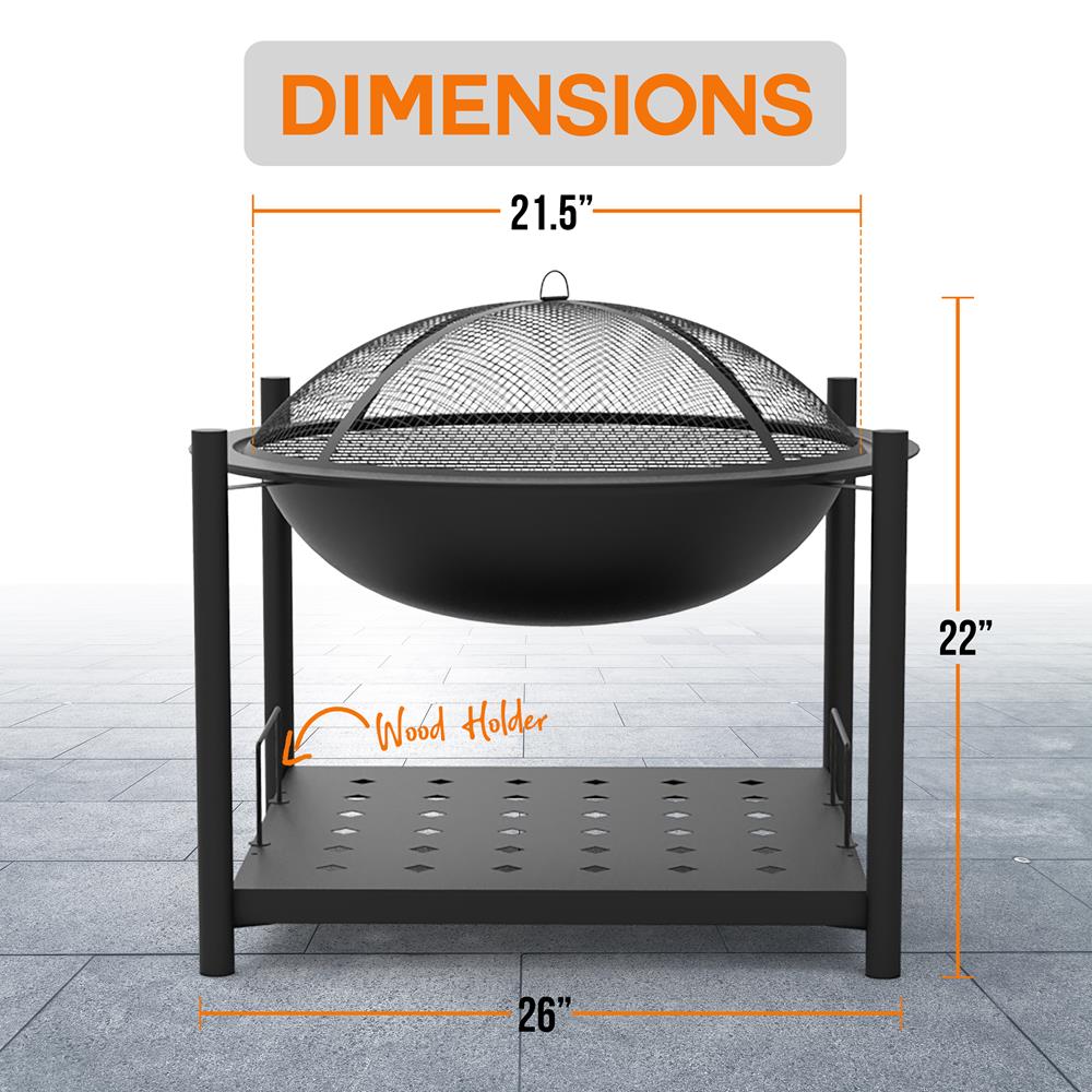 product image number 2 for SereneLife Outdoor Fire Pit