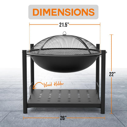 product image number 2 for SereneLife Outdoor Fire Pit