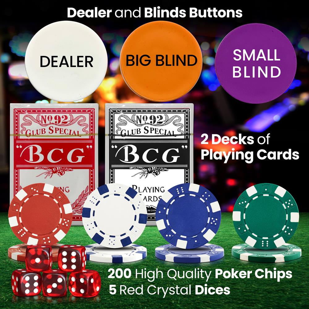 product image number 2 for SereneLife Casino Poker Chip Set
