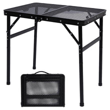 Serenelife Foldable Camping Table - 2Ft Small-Sized Height Adjustable Portable Outdoor Table With Easy Fold Design, Space-Saving Storage, Weather-Resistant Surface For Camping, Fishing, Picnics & Outdoor Adventures (Black) SLCMPTBL2BL