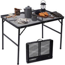 Serenelife Foldable Camping Table - 3Ft Medium-Sized Height Adjustable Portable Outdoor Table With Easy Fold Design, Space-Saving Storage, Weather-Resistant Surface For Camping, Fishing, Picnics & Outdoor Adventures (Black) SLCMPTBL3BL