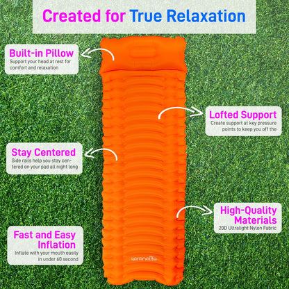 product image number 2 for SereneLife Ultralight Sleeping Pad