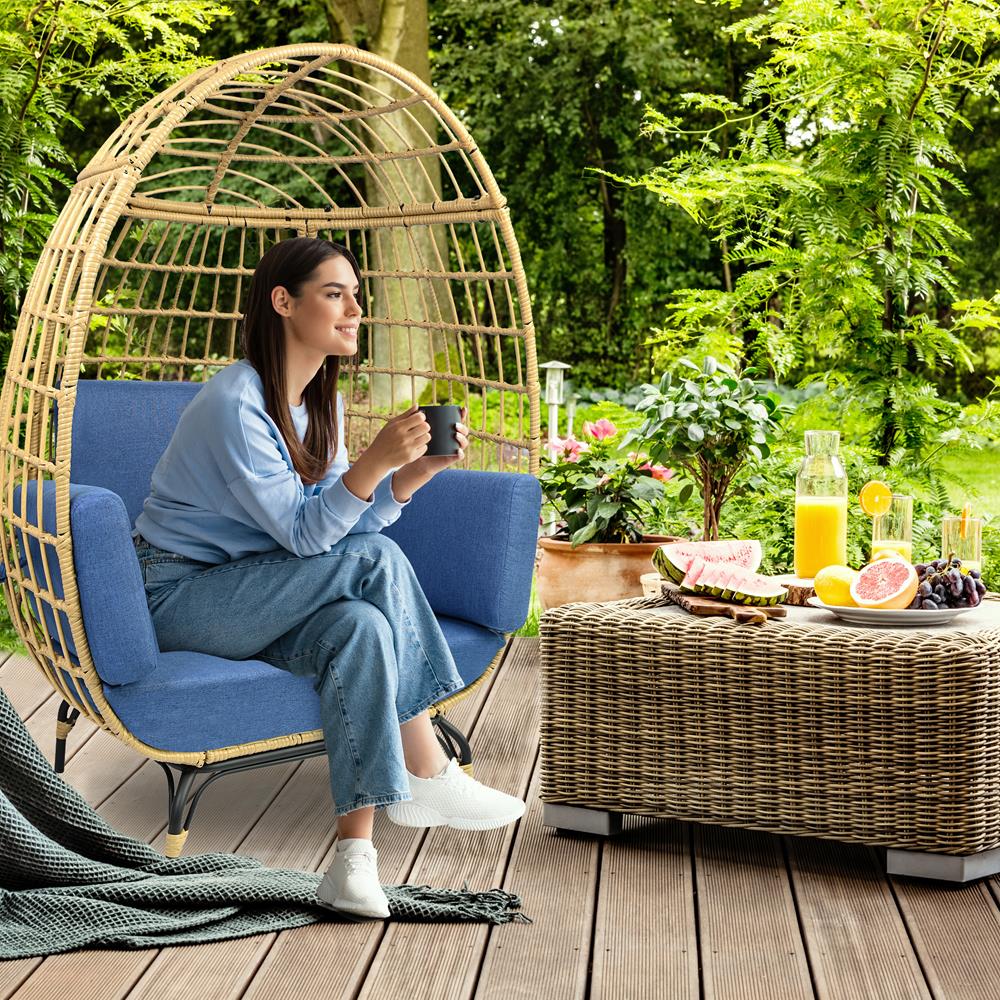 product image number 7 for SereneLife Wicker Egg Chair