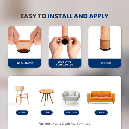 product image number 4 for SereneLife Rubber Furniture Leg Cover