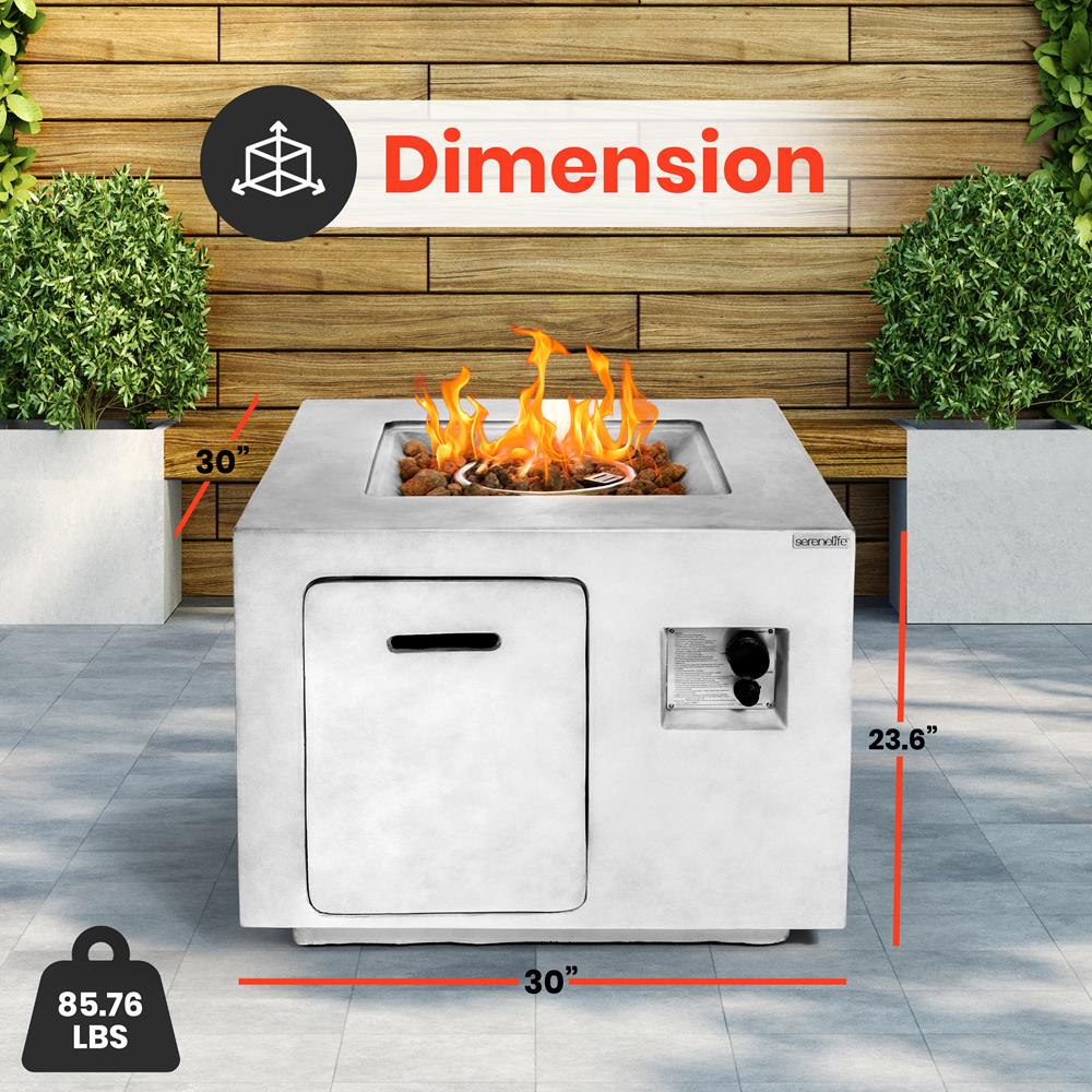 product image number 2 for SereneLife Propane Gas Fire Pit