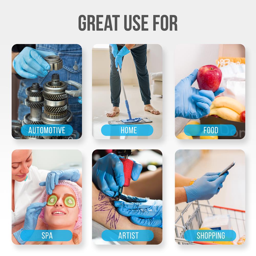 product image number 4 for SereneLife Soft Industrial Gloves