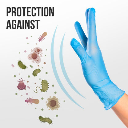 Disposable Nitrile Gloves 100 Pcs - Puncture Resistant, Extra Large