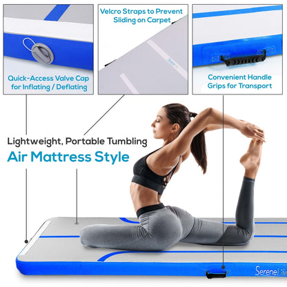 product image number 3 for SereneLife Tumbling Gymnastics Inflatable Air Mat