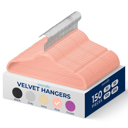 product image number 1 for SereneLife Non-Slip Velvet Hangers