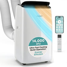 Portable Inverter AC 10300 BTU WiFi Quiet Cooling/Heating White
