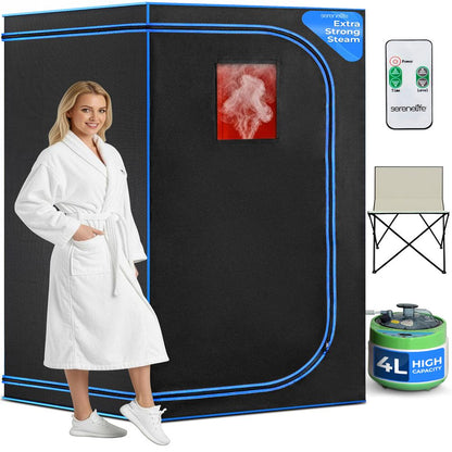 Portable Steam Home Sauna - Personal In-Home Detox Spa Steam Therapy Heated Sauna