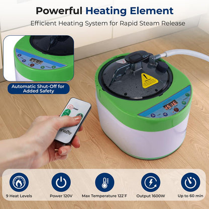 Portable Steam Home Sauna - Personal In-Home Detox Spa Steam Therapy Heated Sauna