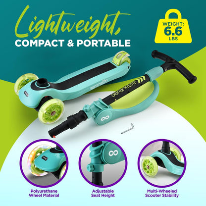 product image number 5 for SereneLife Mini Kids Toy Scooter