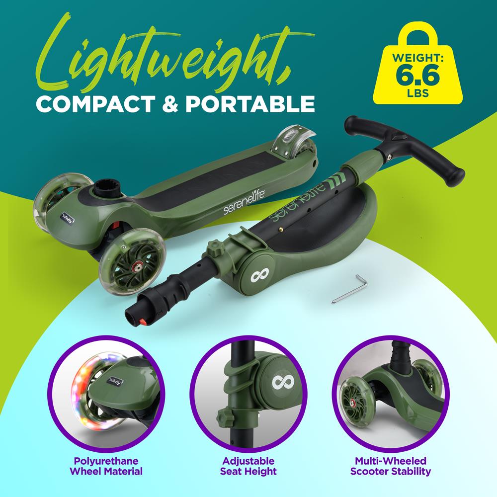 product image number 5 for SereneLife Mini Kids Toy Scooter
