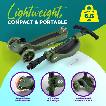 product image number 5 for SereneLife Mini Kids Toy Scooter
