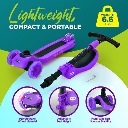 product image number 5 for SereneLife Mini Kids Toy Scooter