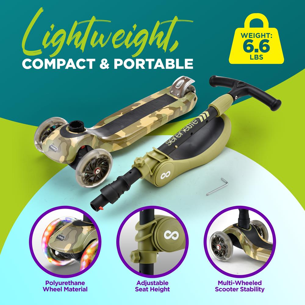 product image number 5 for SereneLife Mini Kids Toy Scooter
