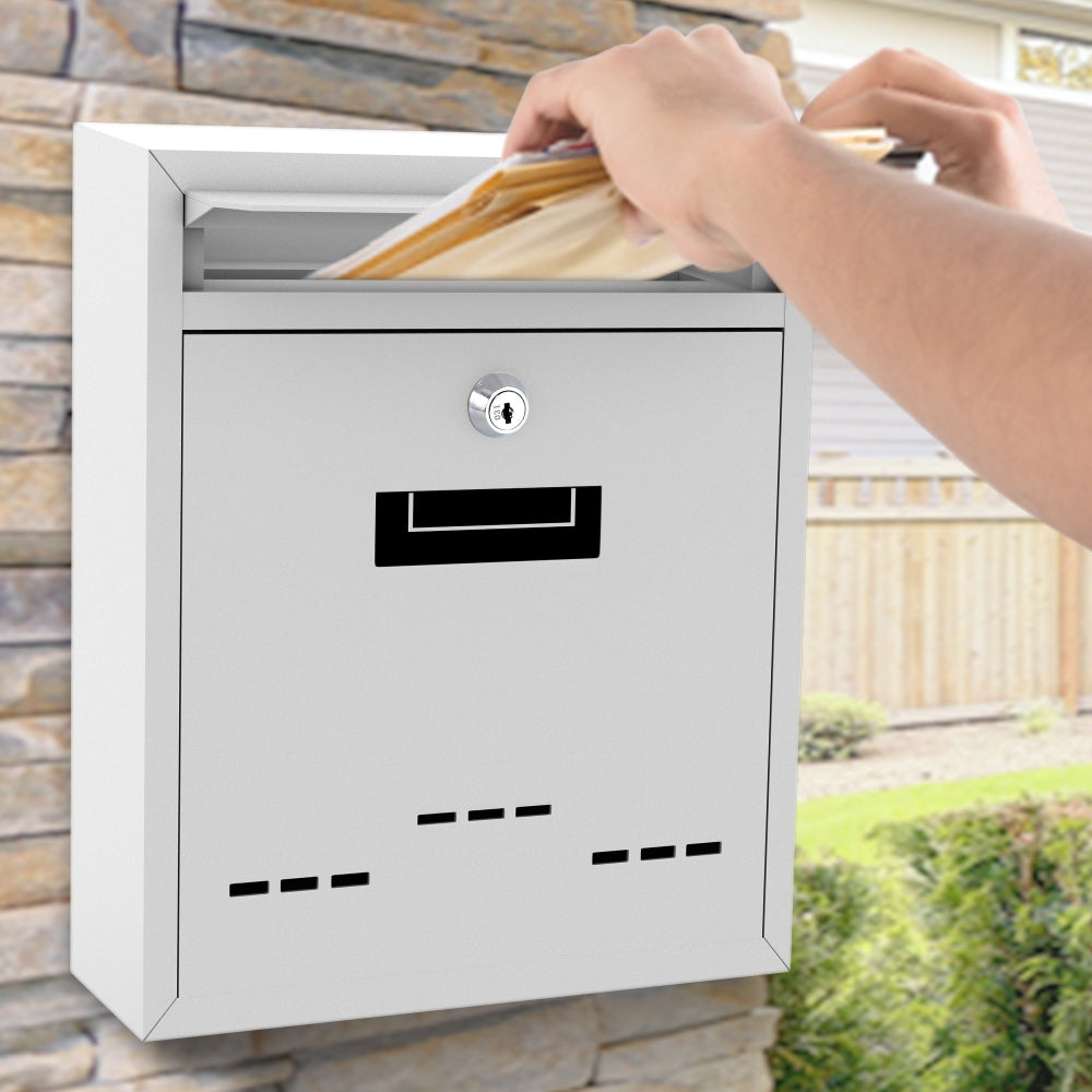product image number 6 for SereneLife Wall Mount Locking Mailbox