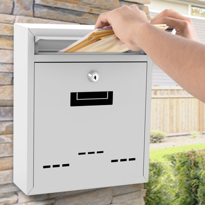 product image number 6 for SereneLife Wall Mount Locking Mailbox