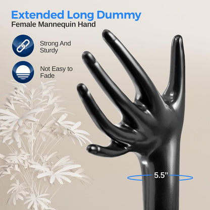 product image number 3 for SereneLife Female Mannequin Hand Display Holder Sta