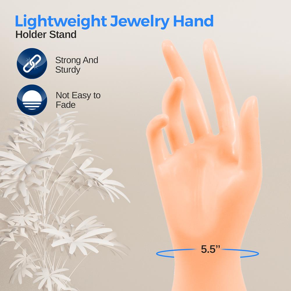 product image number 3 for SereneLife Female Mannequin Hand Display Holder Sta