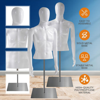 Male Torso Dress Form Mannequin