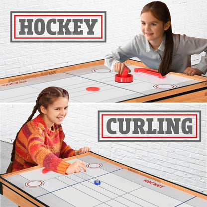 4-in-1 Game Table, Portable, MDF with PVC, Indoor/Outdoor Use