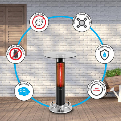 product image number 4 for SereneLife Bar Table Heater