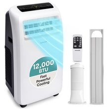 Portable Air Conditioner - Compact Home Ac Cooling Unit With Built-In Dehumidifier & Fan Modes, Includes Window Mount Kit (12,000 Btu)