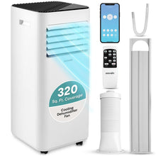 Portable Air Conditioner 10000 BTU Efficient Cooling Dehumidifier White