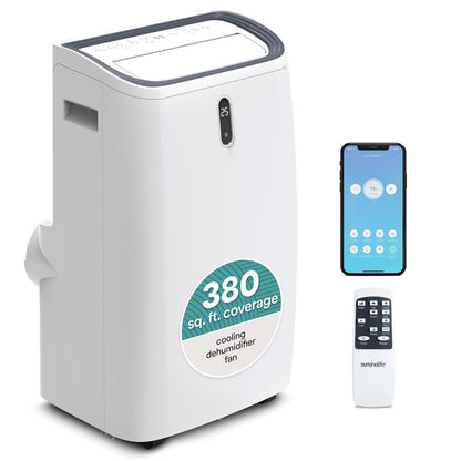 Portable Air Conditioner 12000 BTU Efficient Cooling White