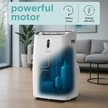 Portable Air Conditioner 12000 BTU Efficient Cooling White