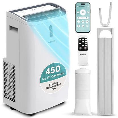 Portable Air Conditioner 12000 BTU Efficient Cooling White