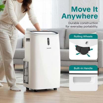 Portable Air Conditioner 12000 BTU Efficient Cooling White