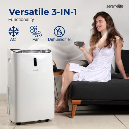 Portable Air Conditioner 12000 BTU Efficient Cooling White