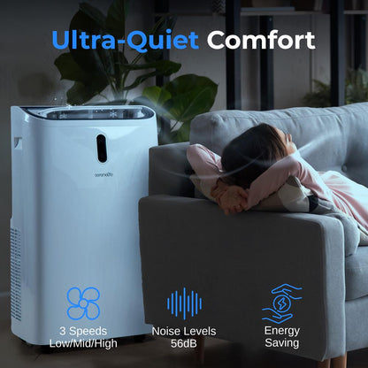 Portable Air Conditioner 12000 BTU Efficient Cooling White