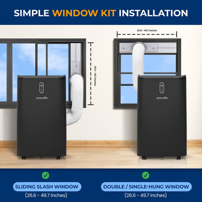 Portable Air Conditioner 14000 BTU Efficient Cooling Remote Control