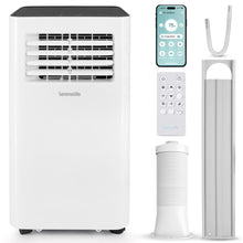 Portable Air Conditioner - Compact Home A/C Cooling Unit With Built-In Dehumidifier & Fan Modes, Includes Window Mount Kit (8,000 Btu)