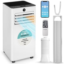 Portable AC & Heater 8000 BTU, WiFi, 300 Sq. Ft. Coverage, White