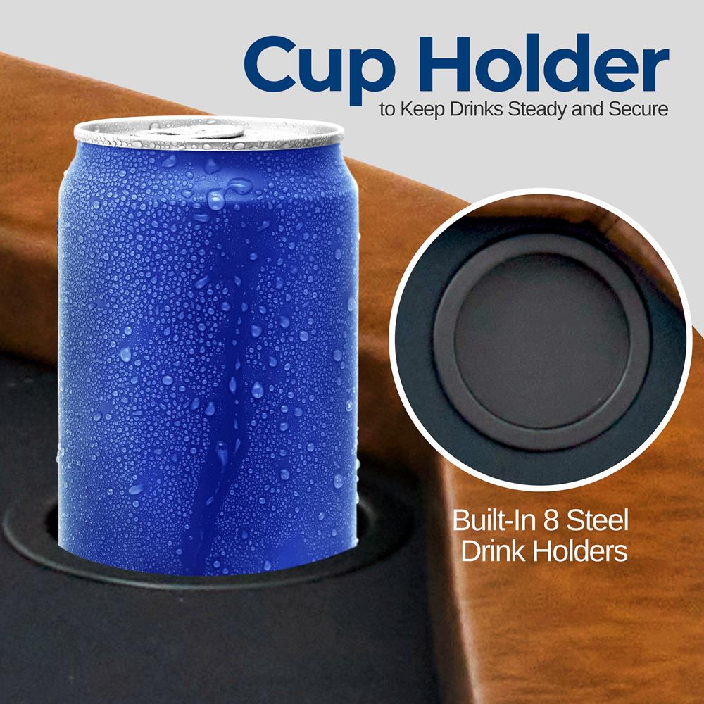 product image number 4 for SereneLife Rounded Poker/Casino Game Table
