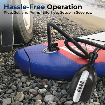 Inflatable Paddle Board Pump 16PSI High Pressure 12V DC Electric Air Pump
