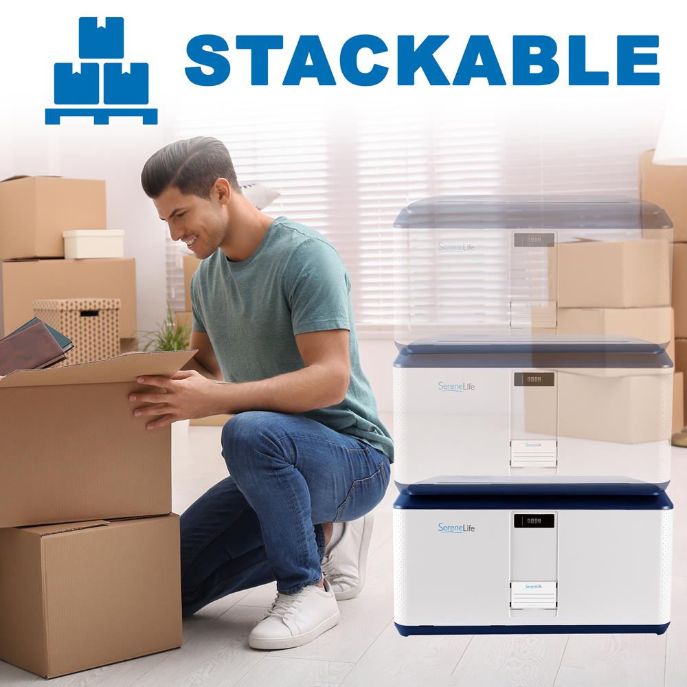 product image number 5 for SereneLife Security Locking Storage Container Bin