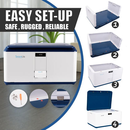 product image number 6 for SereneLife Security Locking Storage Container Bin